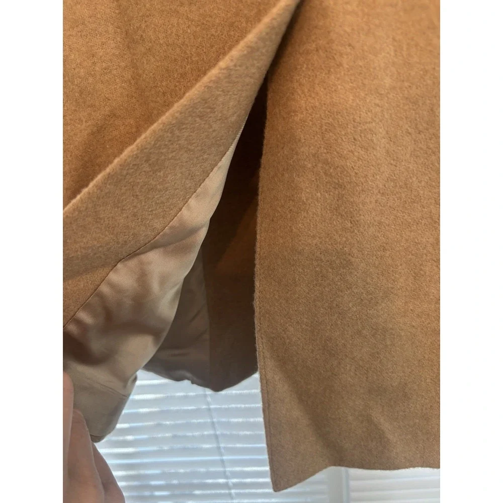 Claiborne Sport Coat Mens 42R Tan Camel Hair Blazer 2 Button Notch Lapel Jacket